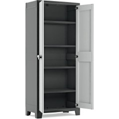 Armoire haute - KETER - TITAN - 44 x 80 x 182 cm - Gris
