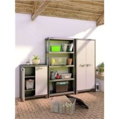 Armoire utilitaire - KETER - TITAN - 44 x 80 x 182 cm - Gris