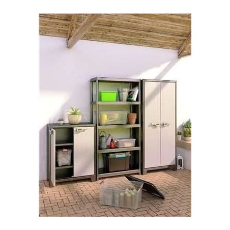 Armoire utilitaire - KETER - TITAN - 44 x 80 x 182 cm - Gris