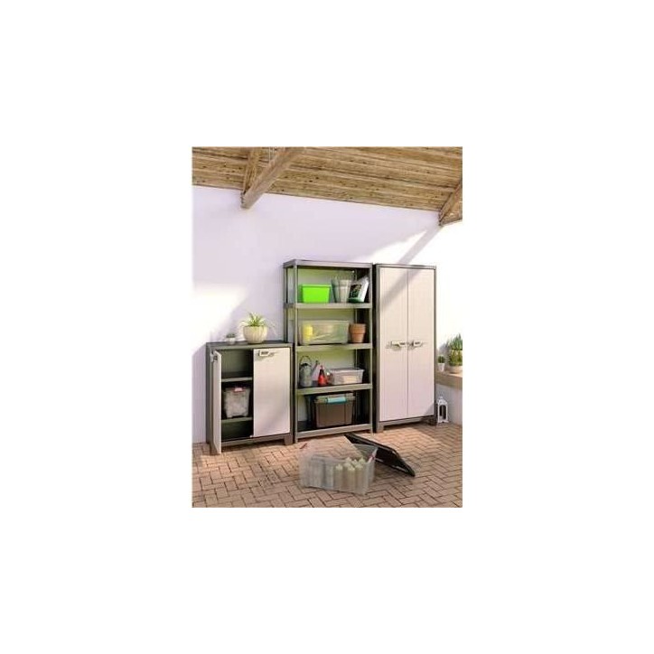 Armoire utilitaire - KETER - TITAN - 44 x 80 x 182 cm - Gris Armoire utilitaire - KETER - TITAN - 44 x 80 x 182 cm - Gris
