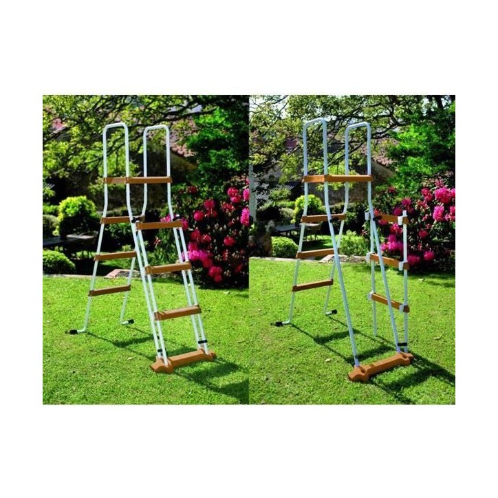 GRE - Kit Piscine hors sol acier ronde imitation bois - Ø480 x H132 cm (Livrée avec filtre a sable + échelle) GRE - Kit Piscine hors sol acier ronde imitation bois - Ø480 x H132 cm (Livrée avec filtre a sable + échelle)