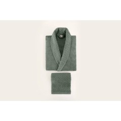 Ensemble de 2 peignoirs et 2 serviettes - Pour toute la famille - 50 x