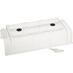 Tunnel forçage modulaire - NATURE - 86 x 40 x 22 cm - Avec 2 aérateu