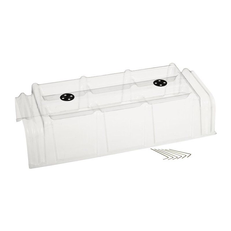 Tunnel forçage modulaire - NATURE - 86 x 40 x 22 cm - Avec 2 aérateu