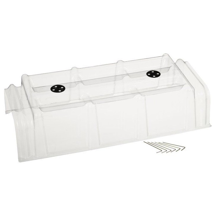 Tunnel forçage modulaire - NATURE - 86 x 40 x 22 cm - Avec 2 aérateurs
