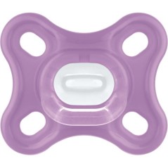 MAM Comfort Sucette Physiologique +0m Rose Lot de 2 + Boîte de Conservation