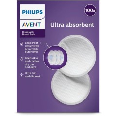 Coussinets d'allaitement – PHILIPS AVENT – SCF254/13 – Jetables