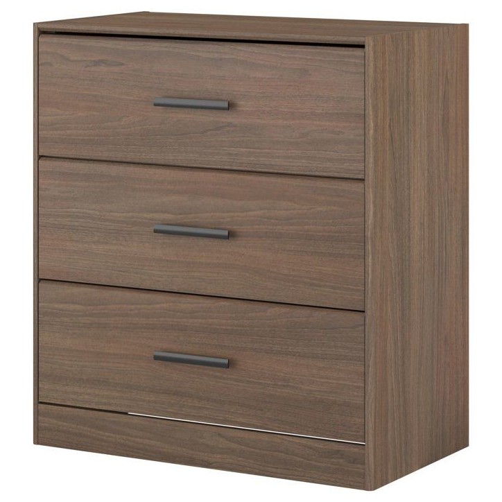 Commode - AZUKA - 3 tiroirs - Orme torréfié - 80 x 44 x 88 cm - PARISOT Commode - AZUKA - 3 tiroirs - Orme torréfié - 80 x 44 x 88 cm - PARISOT