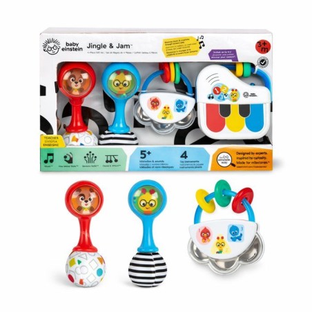 BABY EINSTEIN- Coffret cadeau bébé musical Jingle & Jam 3 jouets mus