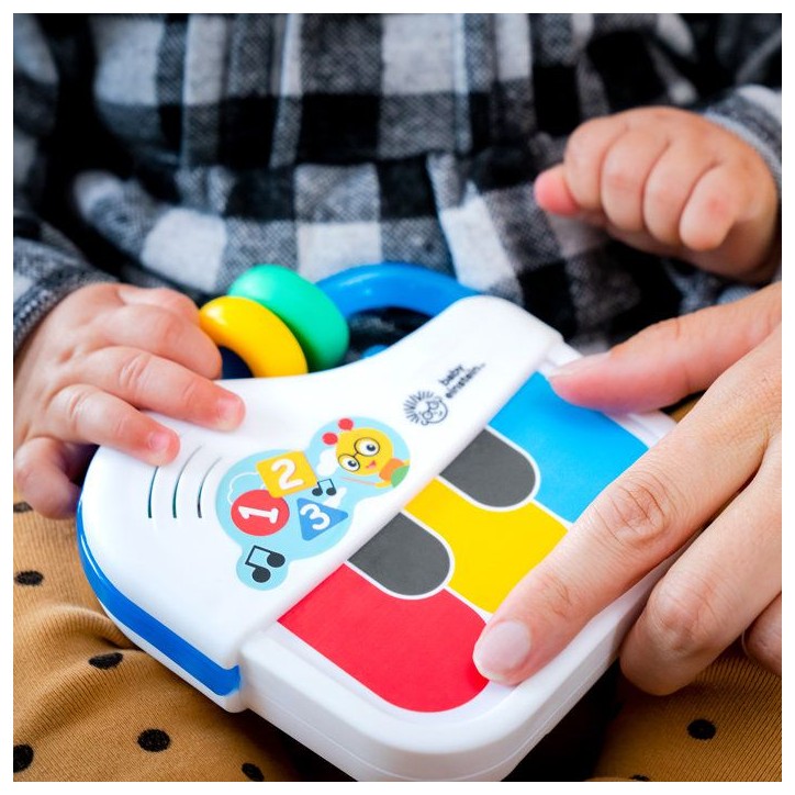 BABY EINSTEIN- Coffret cadeau bébé musical Jingle & Jam 3 jouets musicaux: mini tambourin, 2 maracas, piano bébé