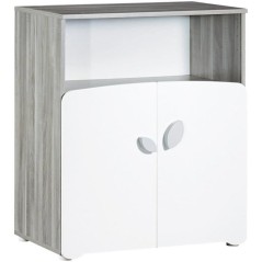 Chambre bébé trio Leaf: lit 120x60, commode a langer et armoire - Ba