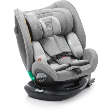Siege auto - BABYAUTO - Odeas - Groupe 0/1/2/3 - I-Size - 40/150 cm - Top tether - Pivotant 360° - Anthracite