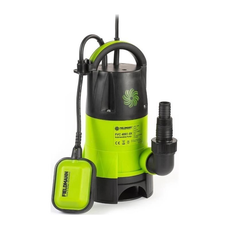 Pompe a boue - FIELDMANN - FVC 4001-EK - 750 W - Débit max. 14 000 l/ Pompe a boue - FIELDMANN - FVC 4001-EK - 750 W - Débit max. 14 000 l/