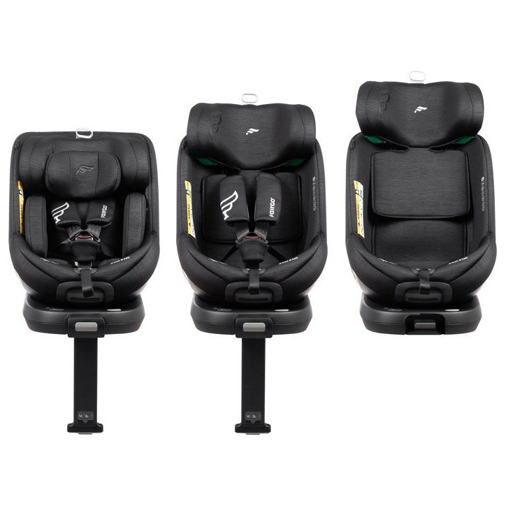 Siege auto - BABYAUTO - Magna Plus - Groupe 0/1/2/3 - I-Size - 40/125 cm - Isofix - Pivotant 360° - Inclinable - Noir