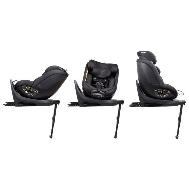 Siege auto - BABYAUTO - Magna Plus - Groupe 0/1/2/3 - I-Size - 40/125 cm - Isofix - Pivotant 360° - Inclinable - Noir