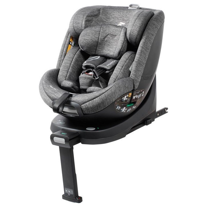 Siege auto - BABYAUTO - Magna Plus - Groupe 0/1/2/3 - I-Size - 40/125 cm - Isofix - Pivotant 360° - Inclinable - Gris