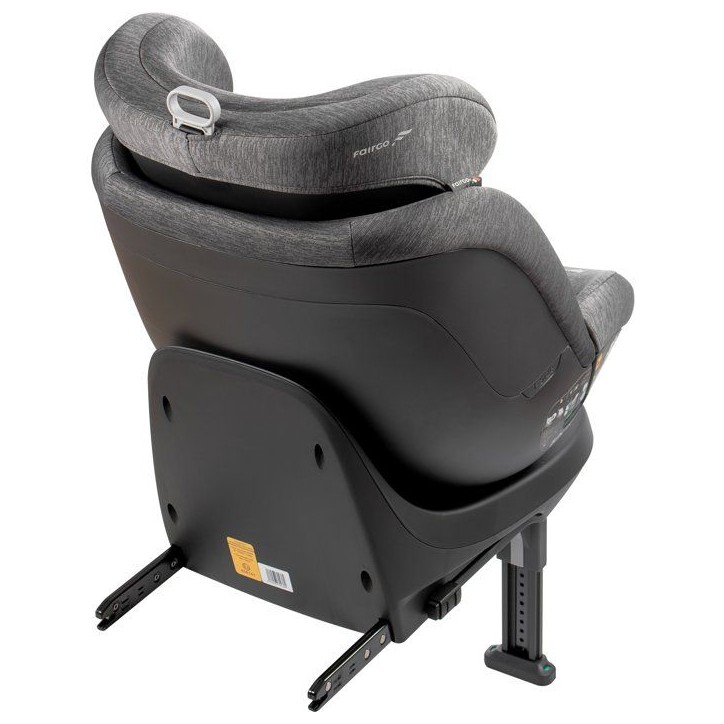 Siege auto - BABYAUTO - Magna Plus - Groupe 0/1/2/3 - I-Size - 40/125 cm - Isofix - Pivotant 360° - Inclinable - Gris