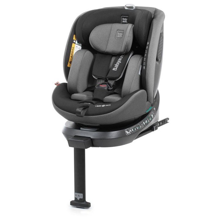 Siege auto - BABYAUTO - CORE - Groupe 0/1/2/3 - 40/150 cm - I-Size - Isofix - Pivotant - Inclinable - Réducteur - Anthracite