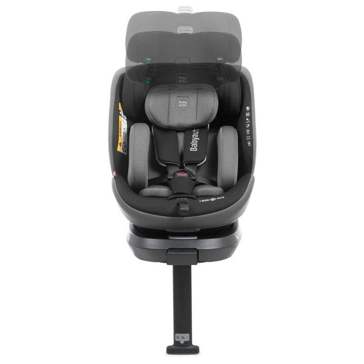 Siege auto - BABYAUTO - CORE - Groupe 0/1/2/3 - 40/150 cm - I-Size - Isofix - Pivotant - Inclinable - Réducteur - Anthracite