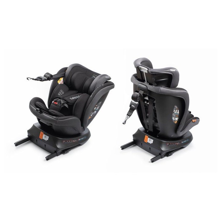 Siege auto - BABYAUTO - RODIA - Groupe 0/1/2/3 - 40/150 cm - I-Size - Pivotant - Inclinable - Avec réducteur - Stone Grey