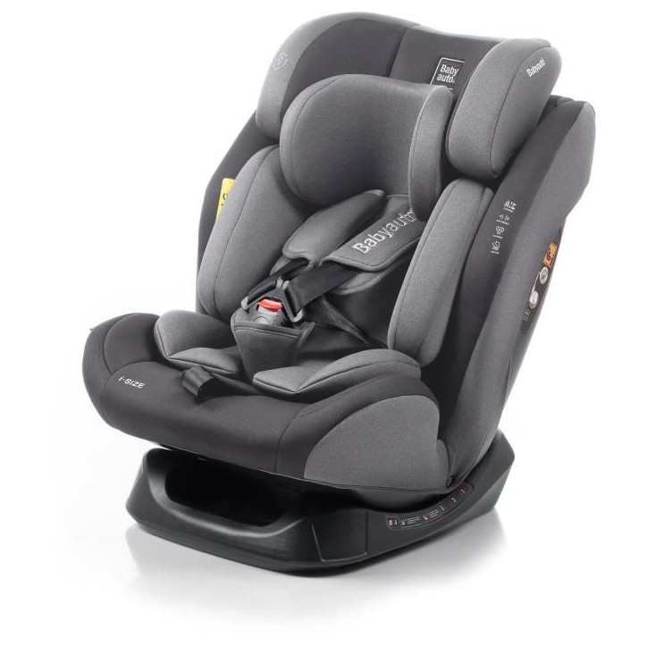 Siege auto - BABYAUTO - LOLO IBELT - Groupe 0/1/2/3 - 40 / 150 cm - I-Size - Inclinable - Réducteur - Gris Siege auto - BABYAUTO - LOLO IBELT - Groupe 0/1/2/3 - 40 / 150 cm - I-Size - Inclinable - Réducteur - Gris