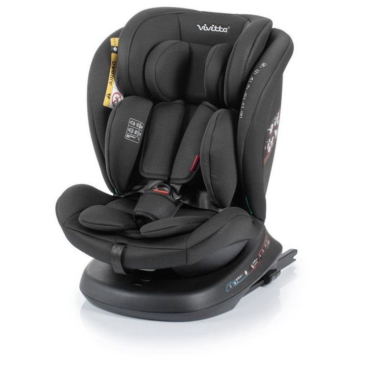 Siege auto - BABYAUTO - Sigma IFix Vivitta - Groupe 0/1/2/3 - 40/150 cm - Isofix + Top tether - Pivotant 360° - Inclinable - No Siege auto - BABYAUTO - Sigma IFix Vivitta - Groupe 0/1/2/3 - 40/150 cm - Isofix + Top tether - Pivotant 360° - Inclinable - No