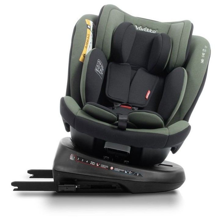 Siege auto - BABYAUTO - Sigma IFix Vivitta - Groupe 0/1/2/3 - 40/150 cm - Isofix + Top tether - Pivotant 360° - Inclinable - Ve