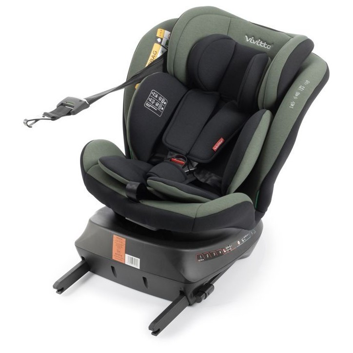 Siege auto - BABYAUTO - Sigma IFix Vivitta - Groupe 0/1/2/3 - 40/150 cm - Isofix + Top tether - Pivotant 360° - Inclinable - Ve