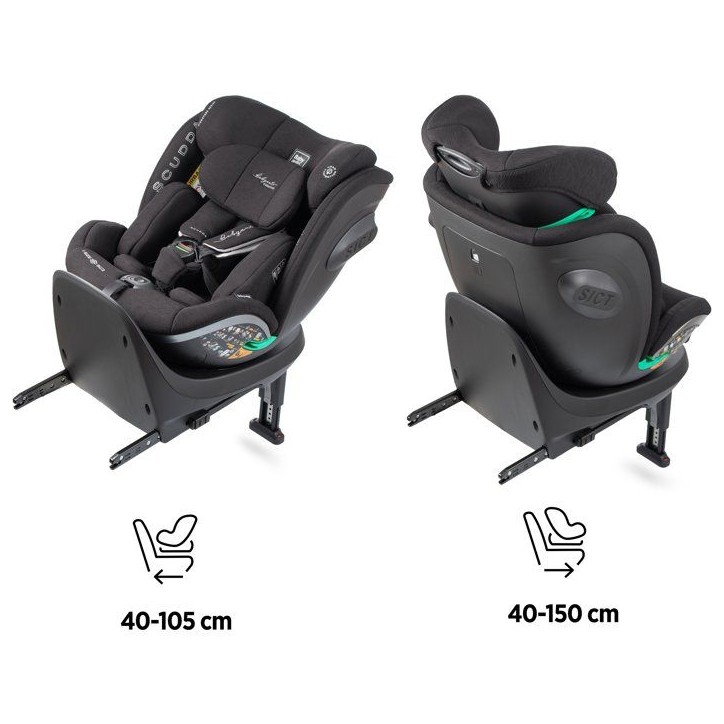 Siege auto - BABYAUTO - SCUDDA - Groupe 0/1/2/3 - 40/150 cm - I-Size - Pivotant - Inclinable - Réducteur - Jambe force - Anthra Siege auto - BABYAUTO - SCUDDA - Groupe 0/1/2/3 - 40/150 cm - I-Size - Pivotant - Inclinable - Réducteur - Jambe force - Anthra
