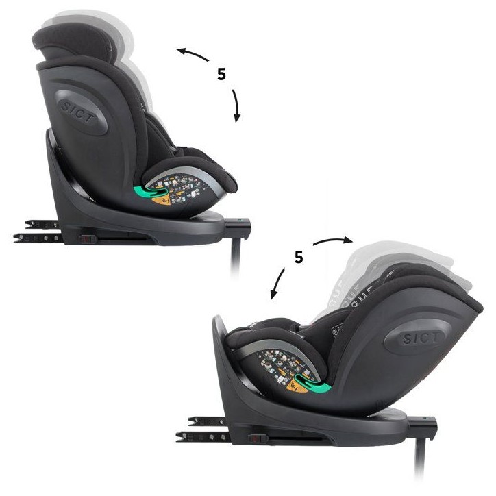 Siege auto - BABYAUTO - SCUDDA - Groupe 0/1/2/3 - 40/150 cm - I-Size - Pivotant - Inclinable - Réducteur - Jambe force - Anthra Siege auto - BABYAUTO - SCUDDA - Groupe 0/1/2/3 - 40/150 cm - I-Size - Pivotant - Inclinable - Réducteur - Jambe force - Anthra