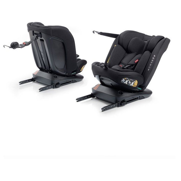 Siege auto - BABYAUTO - Garaia Vivitta - Groupe 0/1/2/3 - 40/150 cm - Isofix + Top Tether - Pivotant - Inclinable - Noir Siege auto - BABYAUTO - Garaia Vivitta - Groupe 0/1/2/3 - 40/150 cm - Isofix + Top Tether - Pivotant - Inclinable - Noir
