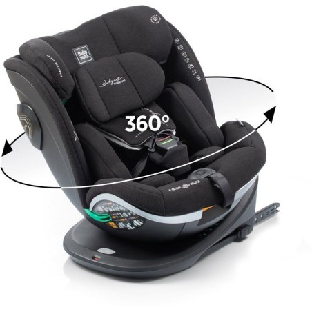 Siege auto - BABYAUTO - XPERTA - Groupe 0/1/2/3 - 40/150 cm - I-Size - Pivotant - Inclinable - Avec réducteur - Anthracite