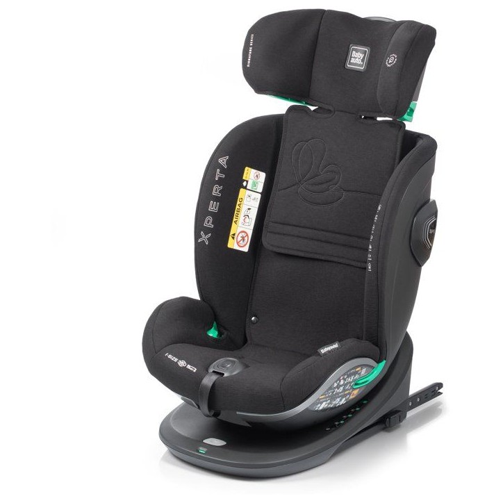 Siege auto - BABYAUTO - XPERTA - Groupe 0/1/2/3 - 40/150 cm - I-Size - Pivotant - Inclinable - Avec réducteur - Anthracite