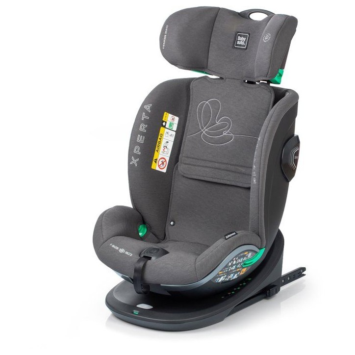 Siege auto - BABYAUTO - XPERTA - Groupe 0/1/2/3 - 40/150 cm - I-Size - Pivotant - Inclinable - Avec réducteur - Olive Siege auto - BABYAUTO - XPERTA - Groupe 0/1/2/3 - 40/150 cm - I-Size - Pivotant - Inclinable - Avec réducteur - Olive