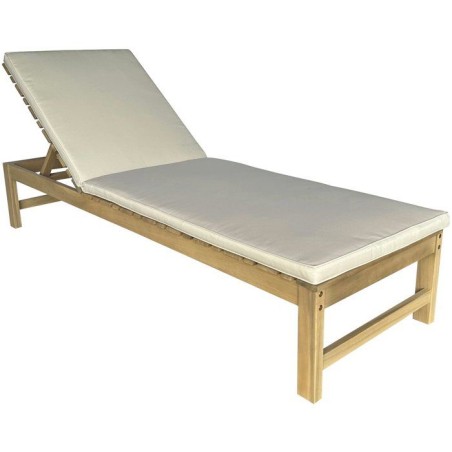 Bain de soleil - Proloisirs - Balito - Châssis en acacia FSC- Coussin