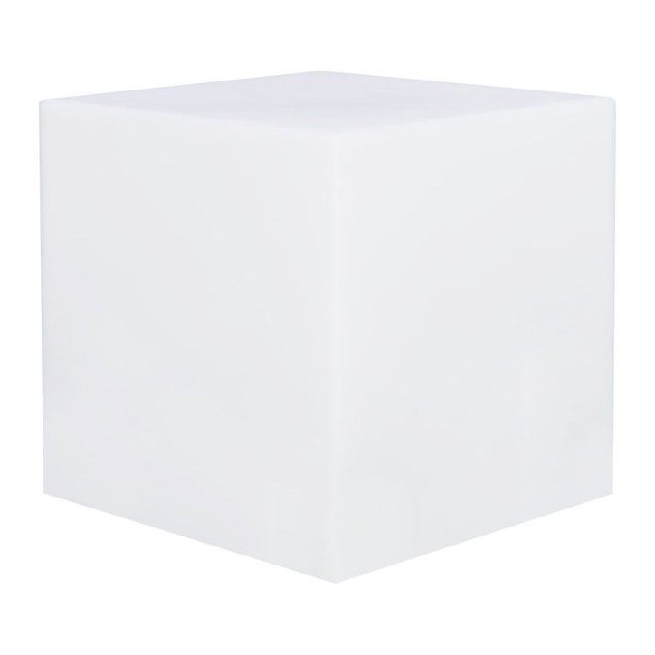 Cube lumineux / tabouret - LUMISKY - CARRY C40 - LED multicolore dimmable - Sans fil - Recharge induction - 40 cm
