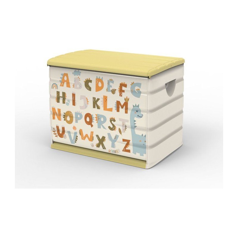 Coffre de rangement - PLASTIKEN - 260 L - 80 x 61 x 53 cm - Lettre