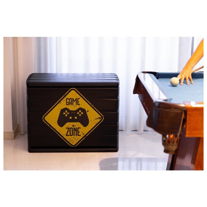 Coffre de rangement - PLASTIKEN - 260 L - 80 x 61 x 53 cm - Game Coffre de rangement - PLASTIKEN - 260 L - 80 x 61 x 53 cm - Game