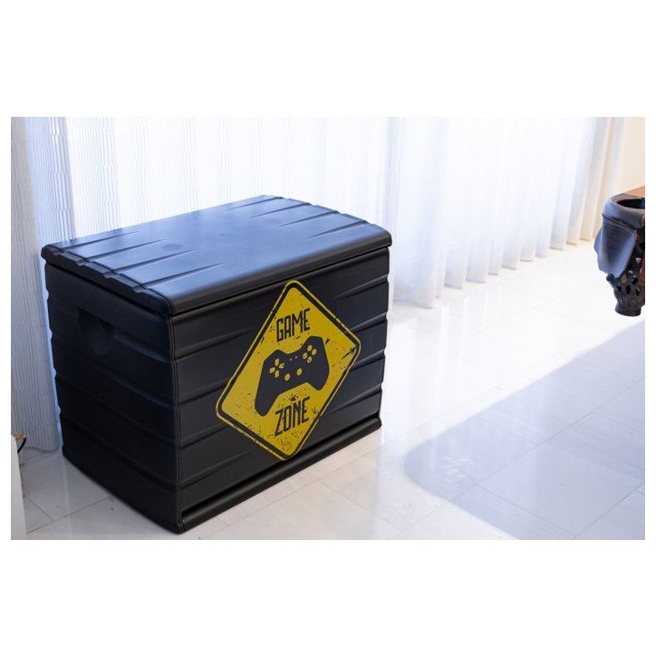 Coffre de rangement - PLASTIKEN - 260 L - 80 x 61 x 53 cm - Game Coffre de rangement - PLASTIKEN - 260 L - 80 x 61 x 53 cm - Game