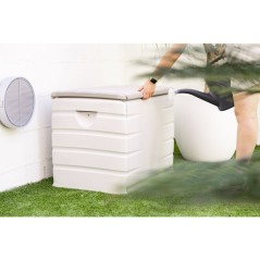 Coffre de rangement - PLASTIKEN - 260 L - 80 x 61 x 53 cm - Globo