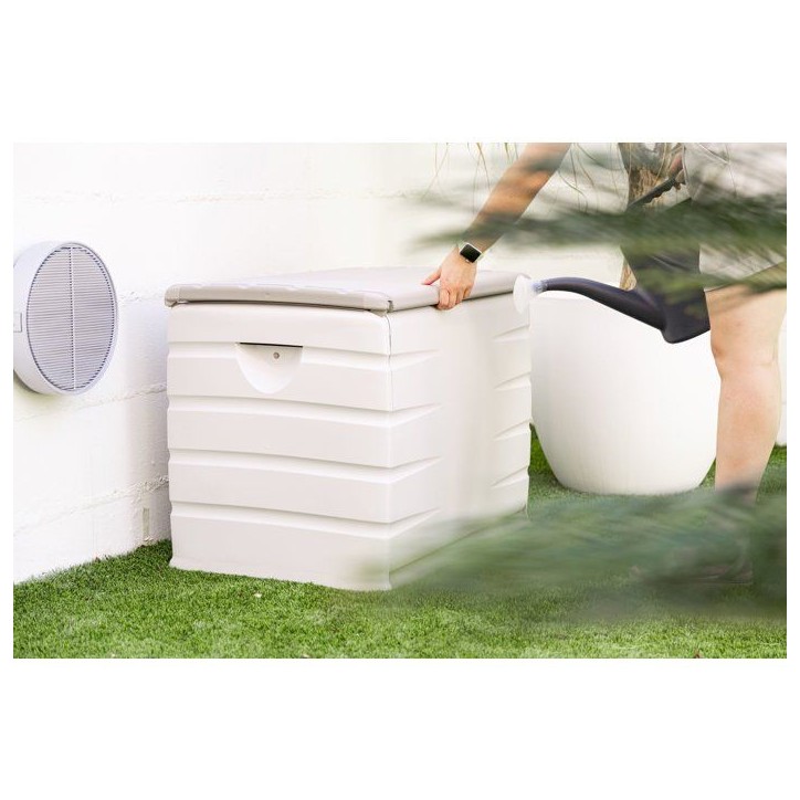 Coffre de rangement - PLASTIKEN - 260 L - 80 x 61 x 53 cm - Globo Coffre de rangement - PLASTIKEN - 260 L - 80 x 61 x 53 cm - Globo