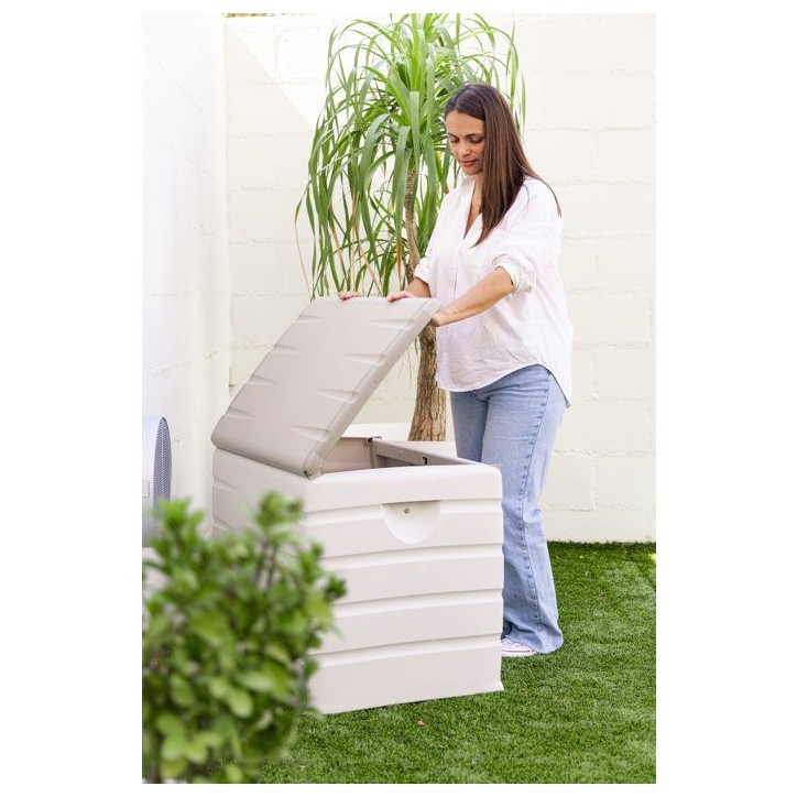Coffre de rangement - PLASTIKEN - 260 L - 80 x 61 x 53 cm - Globo Coffre de rangement - PLASTIKEN - 260 L - 80 x 61 x 53 cm - Globo