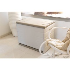 Coffre de rangement - PLASTIKEN - 260 L - 80 x 61 x 53 cm - Globo
