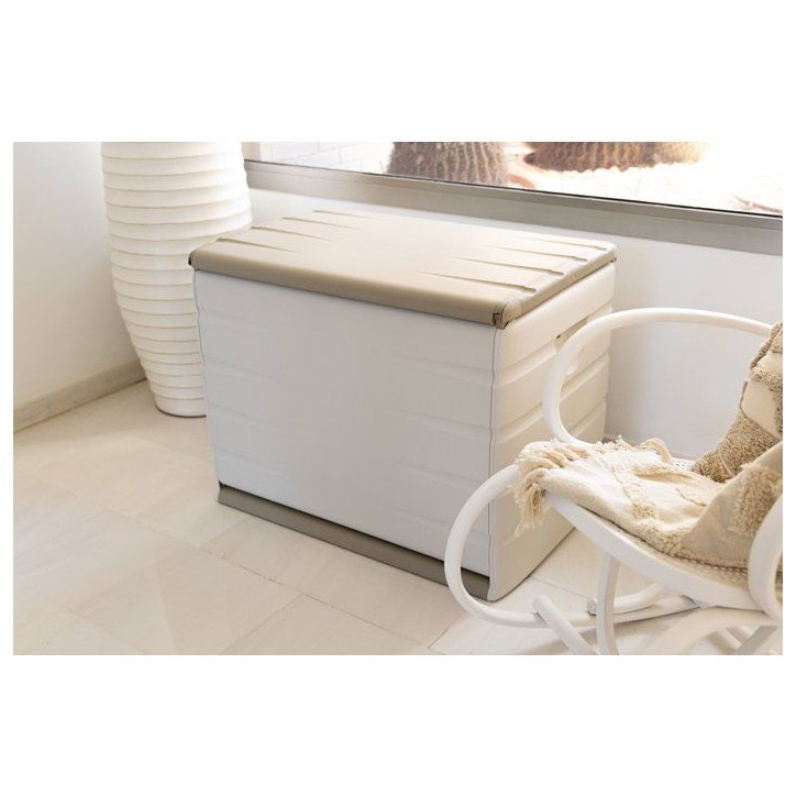Coffre de rangement - PLASTIKEN - 260 L - 80 x 61 x 53 cm - Globo Coffre de rangement - PLASTIKEN - 260 L - 80 x 61 x 53 cm - Globo