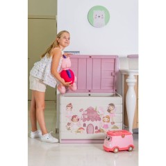 Coffre de rangement - PLASTIKEN - 260 L - 80 x 61 x 53 cm - Hada