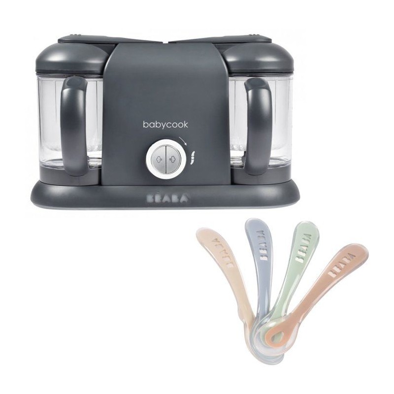 Pack robot cuiseur multifonction Babycook Duo + lot de cuilleres - BEA