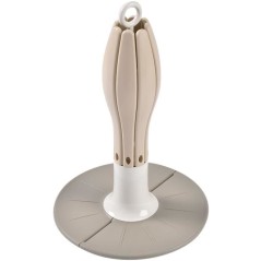 Egoutte-biberons pliable Flower - BEABA - Jusqu'a 8 biberons - Argile