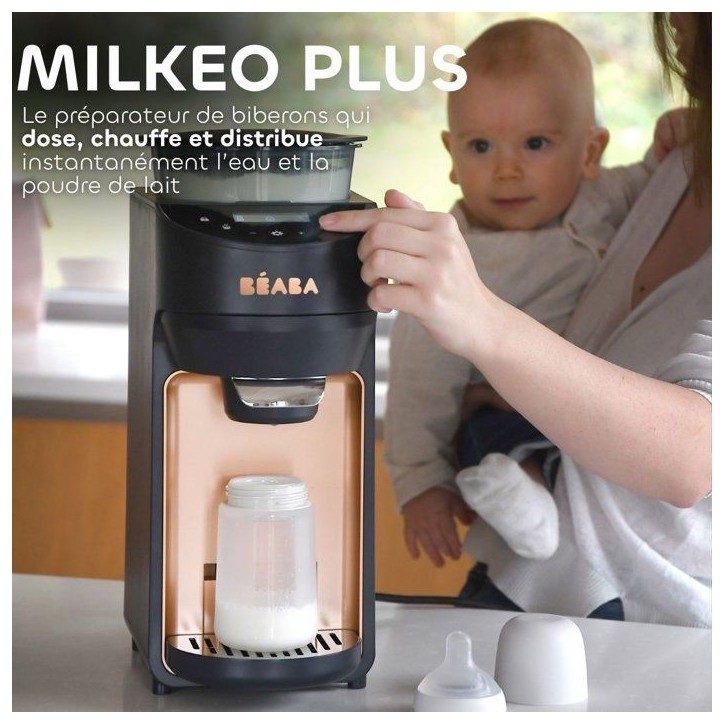 Préparateur de biberons - BEABA - MILKEO Plus V2 - Bleu nuit Préparateur de biberons - BEABA - MILKEO Plus V2 - Bleu nuit