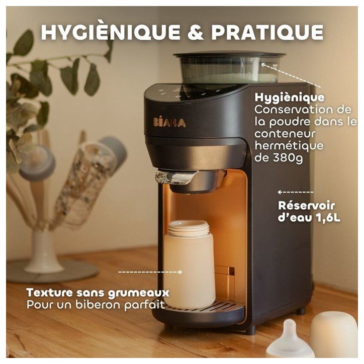 Préparateur de biberons - BEABA - MILKEO Plus V2 - Bleu nuit Préparateur de biberons - BEABA - MILKEO Plus V2 - Bleu nuit