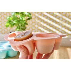BEABA Multiportions en silicone de qualité premium, résistance therm